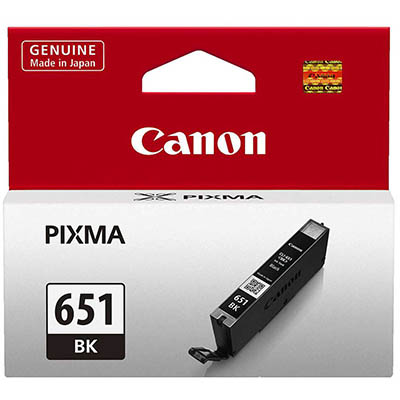 CANON CLI651BK INK CARTRIDGE BLACK