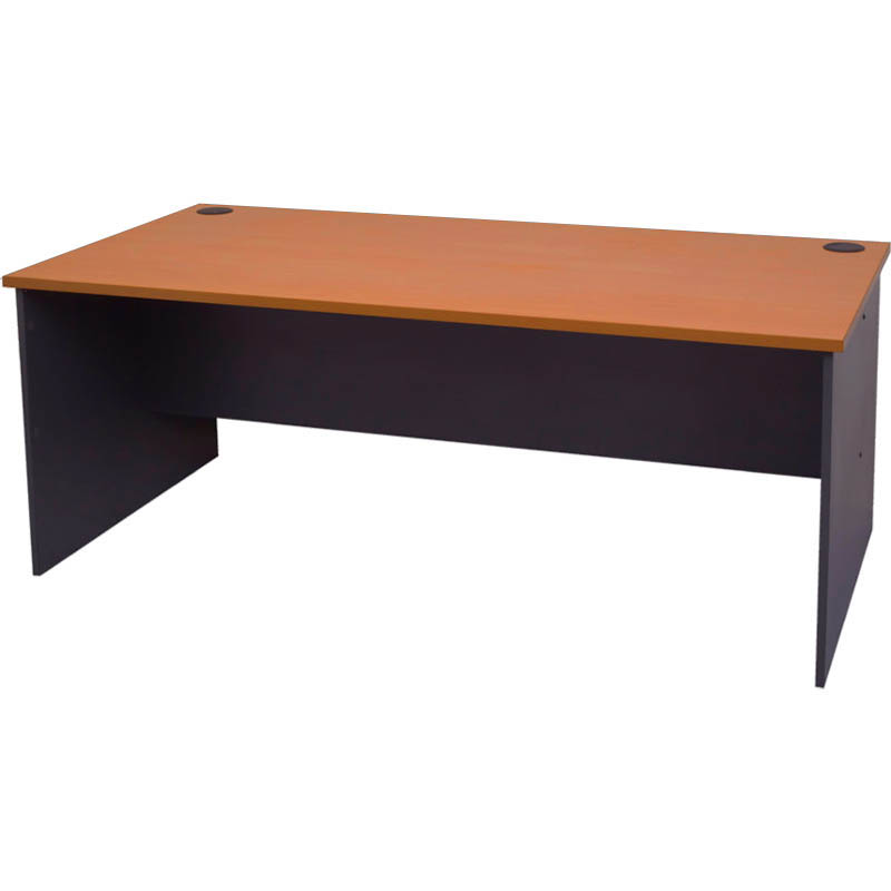RAPID WORKER OPEN DESK 1800 X 900MM CHERRYIRONSTONE