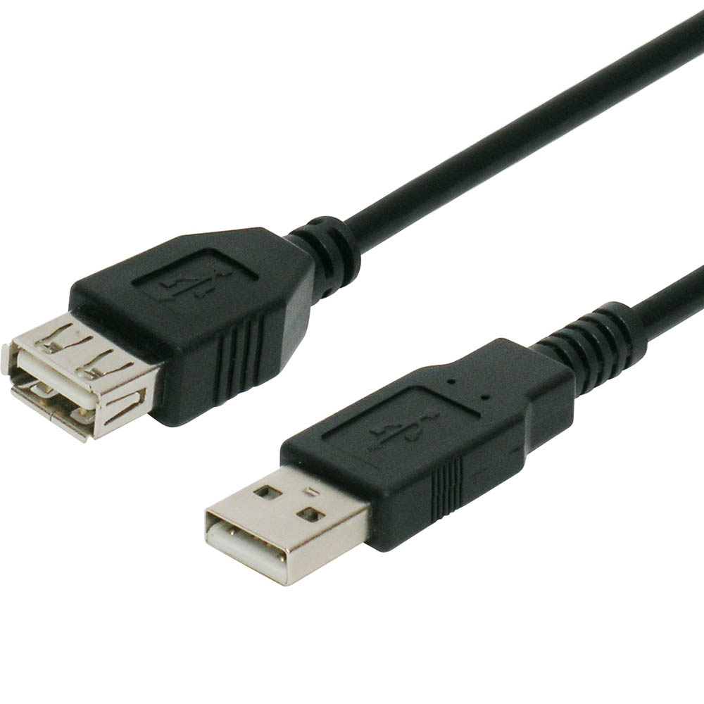 COMSOL USB EXTENSION CABLE 20 A MALE TO A FEMALE 2M
