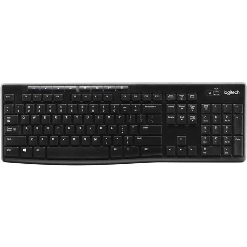 LOGITECH K270 WIRELESS KEYBOARD BLACK