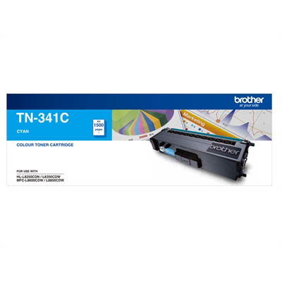 BROTHER TN341C TONER CARTRIDGE CYAN