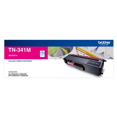 BROTHER TN341M TONER CARTRIDGE MAGENTA
