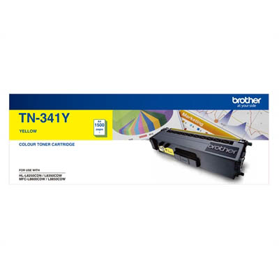 BROTHER TN341Y TONER CARTRIDGE YELLOW
