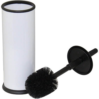COMPASS TOILET BRUSH POWDER COATED WHITE