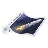 SIHL 0386750 ROCKET PHOTO PAPER SATIN 250GSM 610MM X 30M WHITE