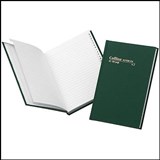 COLLINS NOTEBOOK CASEBOUND AZ INDEX 168 PAGE A5 GREEN