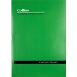 COLLINS A24 SERIES ANALYSIS BOOK 8 MONEY COLUMN FEINT RULED STAPLED 24 LEAF A4 GREEN