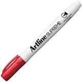 ARTLINE SUPREME ANTIMICROBIAL WHITEBOARD MARKER BULLET 15MM RED