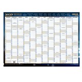 COLLINS WRITERAZE 10600 QC2 EXECUTIVE YEAR PLANNER LAMINATED ROLL UP 500 X 700MM