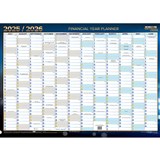 COLLINS WRITERAZE 11777 QC2 FINANCIAL YEAR PLANNER 500 X 700MM WHITE