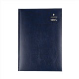 COLLINS STERLING 144P59 DIARY DAY TO PAGE A4 NAVY BLUE