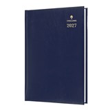 COLLINS STERLING 144P59 DIARY DAY TO PAGE A4 NAVY BLUE