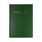COLLINS 14M4P40 FINANCIAL YEAR DIARY DAY TO PAGE A4 GREEN