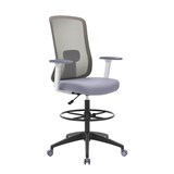 BURO ELAN DRAFTING CHAIR LIGHT GREY