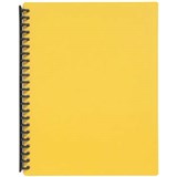 MARBIG DISPLAY BOOK REFILLABLE 40 POCKET A4 YELLOW