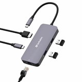 VERBATIM CMH05 USBC MULTIPORT HUB 5 PORTS GREY