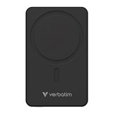VERBATIM CHARGE N GO MAGNETIC WIRELESS POWER BANK 10000MAH BLACK