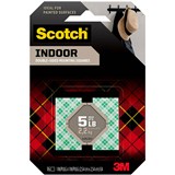 SCOTCH 111P INDOOR MOUNTING SQUARES PERMANENT 25MM WHITE PACK 16
