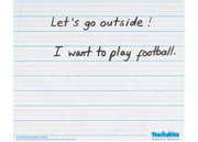 TEACHABLES HANDWRITING STUDENT WHITEBOARD 24mm DOTTED THIRDS