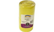 RAINBOW CORRUGATED SCALLOPED BORDER ROLL 60MM X 15M YELLOW