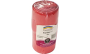 RAINBOW CORRUGATED SCALLOPED BORDER ROLL 60MM X 15M RED