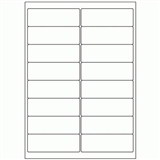 L7162FY LASER LABELS FLUOROESCENT YELLOW 16 PER SHEET PACK100