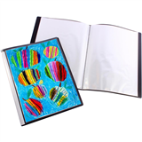 DISPLAY BOOK A3 20P INSERT FRONT COVER BLACK