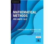 MATHEMATICAL METHODS VCE UNITS 12 SECOND EDITION PRINT AND DIGITAL