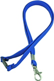 OSMER BLUE LANYARD D CLIP WITH SAFETY BREAKAWAY RELEASE PACK 20