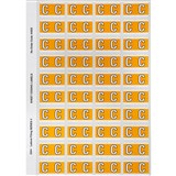 AVERY 44503 LATERAL FILE LABEL SIDE TAB COLOUR CODE C 25 X 42MM YELLOW PACK 240