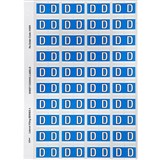 AVERY 44504 LATERAL FILE LABEL SIDE TAB COLOUR CODE D 25 X 42MM BLUE PACK 240