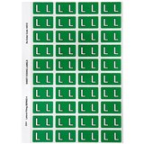 AVERY 44512 LATERAL FILE LABEL SIDE TAB COLOUR CODE L 25 X 42MM DARK GREEN PACK 240