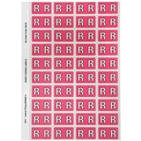 AVERY 44518 LATERAL FILE LABEL SIDE TAB COLOUR CODE R 25 X 42MM PINK PACK 240