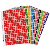 AVERY 44539 LATERAL FILE LABEL STARTER KIT SIDE TAB NUMERIC SERIES 25 X 42MM ASSORTED PACK 400