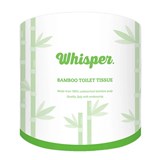 WHISPER BAMBOO TOILET TISSUE 2PLY 330 SHEET BEIGE CARTON 48