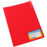 BANTEX TROPICAL DISPLAY BOOK NONREFILLABLE 20 POCKET A4 MELON