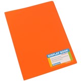 BANTEX TROPICAL DISPLAY BOOK NONREFILLABLE 20 POCKET A4 MANGO