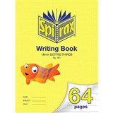 SPIRAX 161 WRITING BOOK 18MM DOTTED THIRDS 70GSM 64 PAGE 330 X 240MM FISH