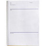 SPIRAX 705 MEETING BOOK SPIRAL BOUND 140 PAGE A4