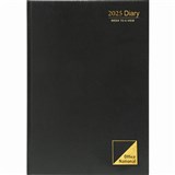 OFFICE NATIONAL 57ECPBKON DIARY  WEEK TO VIEW A5 BLACK