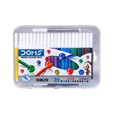 DOMS AQUA  WATERCOLOUR COLOURED FINE TIP MARKERS PACK 24