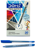 DOMS TRIOMATIC BALL PENS RED INK