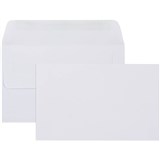 CUMBERLAND ENVELOPES 1234 WALLET PLAINFACE SELF SEAL 80GSM 90 X 165MM WHITE BOX 500