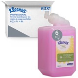 KLEENEX KC6331 EVERYDAY USE HAND SOAP CLEANSER PACK 1 LITER CARTON 6