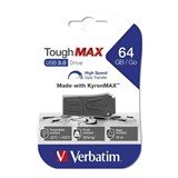 VERBATIM TOUGHMAX USB 30 DRIVE 64GB BLACK