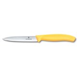 VICTORINOX PARING KNIFE PLAIN POINTED 10CM YELLOW
