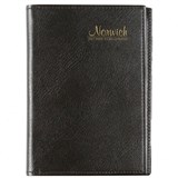 CUMBERLAND NORWICH 67S SPIRAL DIARY PVC WEEK TO VIEW A6 BLACK