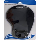 INITIATIVE WRIST REST MOUSE PAD BLACK