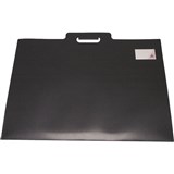 COLBY ART CARRY SLEEVE PP EMBOSSED WITH HANDLE A2 BLACK