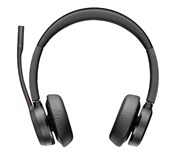 HP POLY VOYAGER 4320 UC STEREO US BA HEADSET  BT700 USBA ADAPTER  CHARGING STAND BLACK